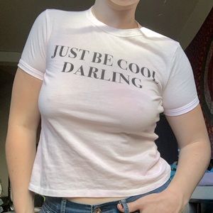 ZARA CROP TOP — baby pink Just Be Cool Darling